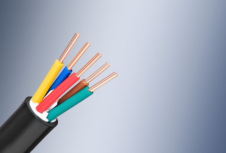 Cable de control aislado y cubierto con cloruro de polivinilo (PVC)