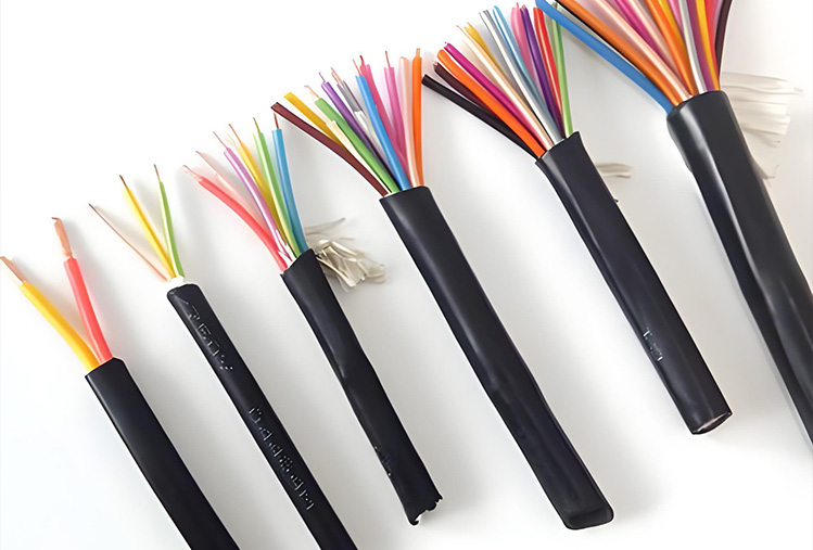Cable de control aislado y cubierto con cloruro de polivinilo (PVC)