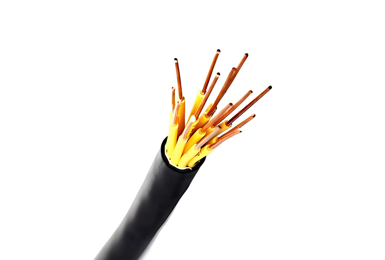 Cable de control aislado y cubierto con cloruro de polivinilo (PVC)