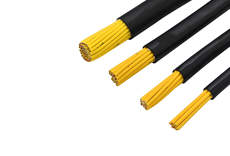 Cable de control aislado y cubierto con cloruro de polivinilo (PVC)