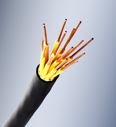 Cable de control aislado y cubierto con cloruro de polivinilo (PVC)