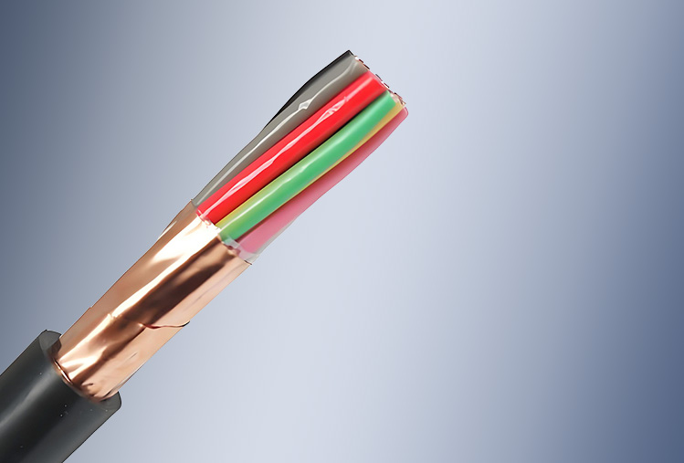 Cable de control con aislamiento de PVC, blindado y cubierto