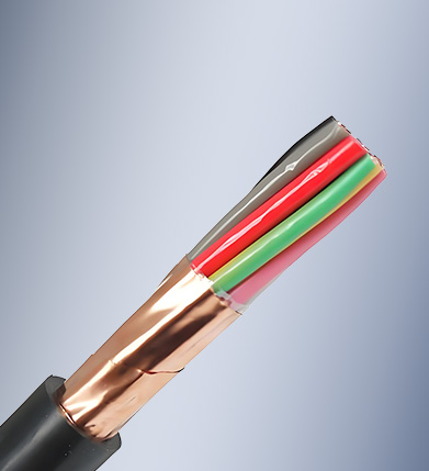 Cable de control con aislamiento de PVC, blindado y cubierto
