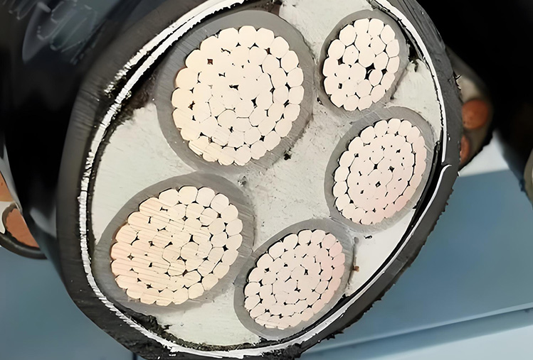 Cable de Potencia con Aislamiento XLPE, Armadura de Cinta de Acero y Cubierta de PVC