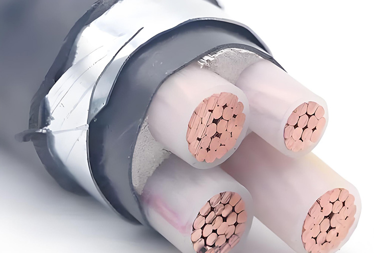Cable de Potencia con Aislamiento XLPE, Armadura de Cinta de Acero y Cubierta de PVC