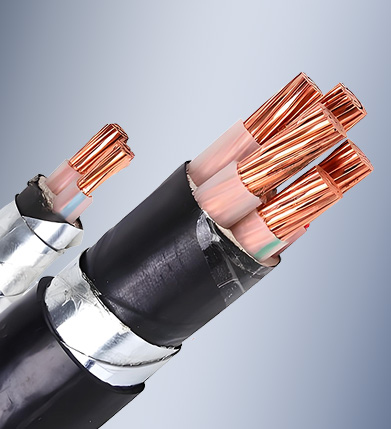Cable de Potencia con Aislamiento XLPE, Armadura de Cinta de Acero y Cubierta de PVC