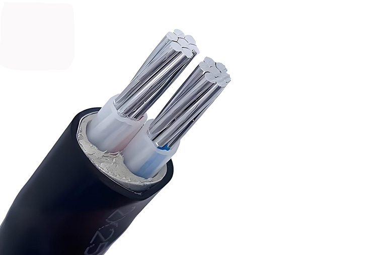 Cable de Potencia con Conductor de Aluminio, Aislamiento XLPE y Cubierta de PVC