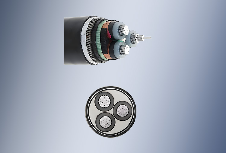 Cable de MV Tripolar Armado